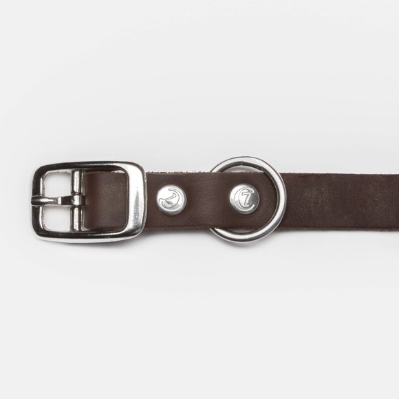 Cloud 7 Dog Collar Riverside Park Saddle in Brown Size S (31-26" neck) - Picture 2 of 10